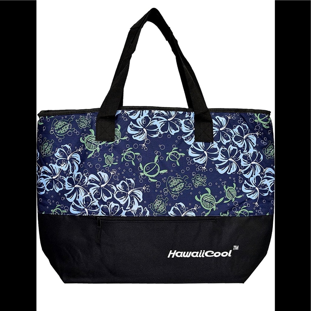 NWT Hawaiian Print Large Insulated Cooler Tote Bag